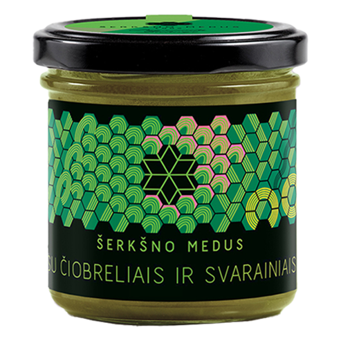Medus, čiobreliai ir svarainiai – Šerkšno medus, 200 g
