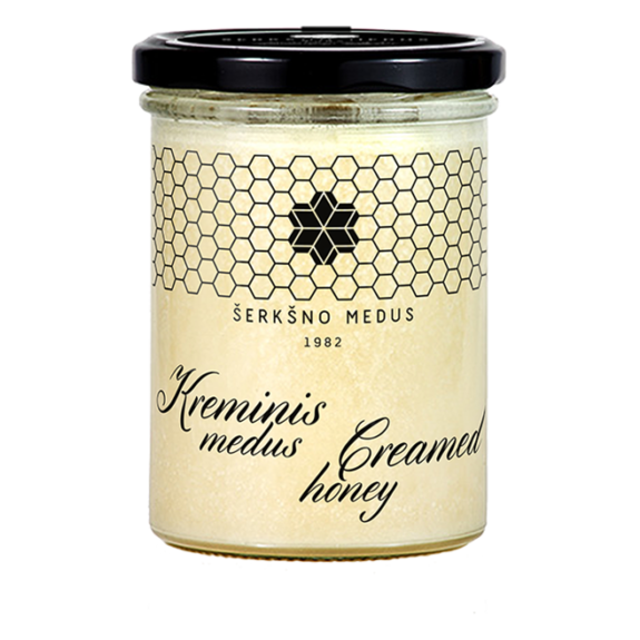 Kreminis medus – Šerkšno medus, 500 g