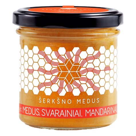 Medus, svarainiai ir mandarinai – Šerkšno medus, 200 g