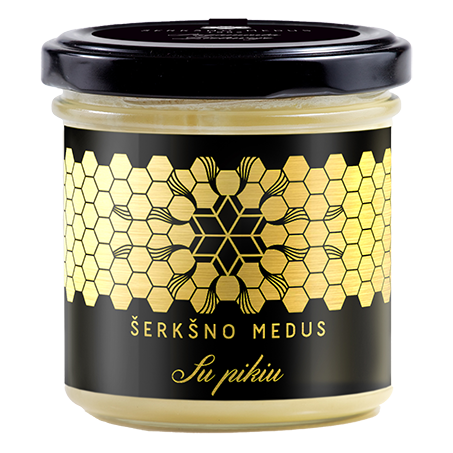 Medaus ir bičių pikio mišinys – Šerkšno medus, 200 g