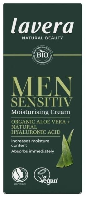 MEN SENSITIV Drėkinamasis kremas – Lavera, 50ml