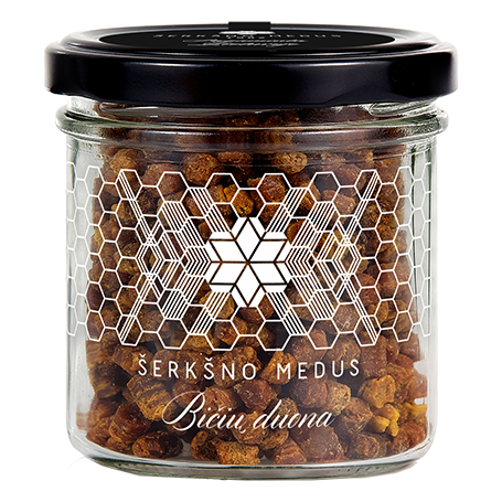 Bičių duona – Šerkšno medus, 200 g (100 g gryno svorio)