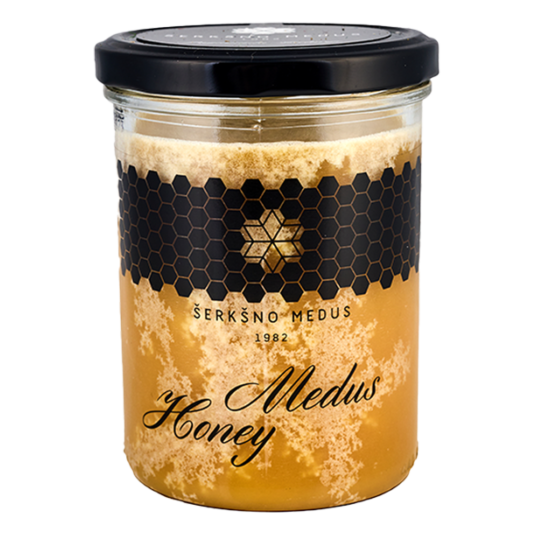 Medus (liepos mėnesio) – Šerkšno medus, 500 g