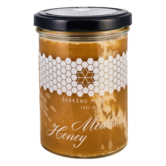 Medus (grikių žiedų) – Šerkšno medus, 500 g