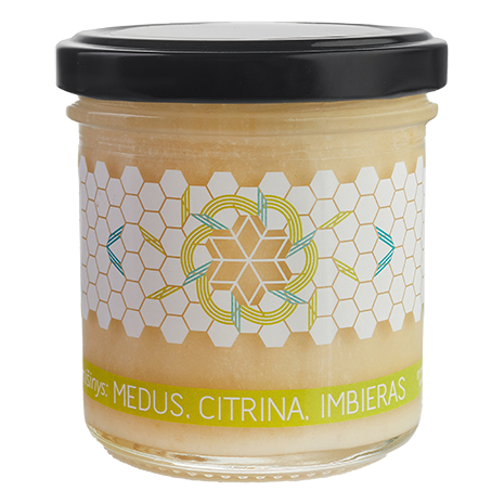 Medus, citrina ir imbieras – Šerkšno medus, 200 g