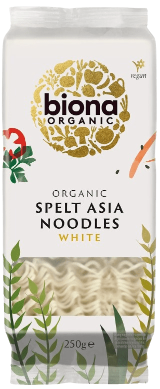 Ekologiški speltų makaronai ASIA NOODLES be kiaušinių – Biona, 250 g