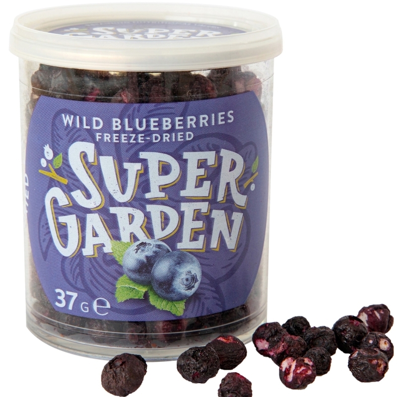 Džiovintos šaltyje mėlynės – SUPERGARDEN, 37g