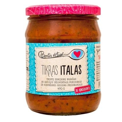 Tikras Italas, Pomidorų padažas - Beatos virtuvė, 490g