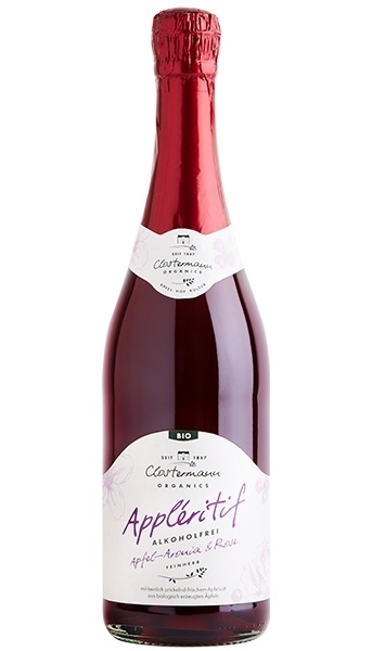 Nealkoholinis obuolių, aronijų, rožių gėrimas – Appleritif Clostermann, 750 ml