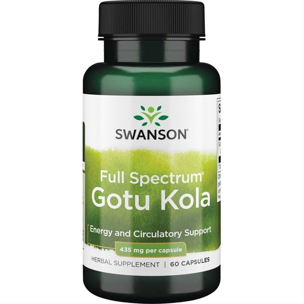 GOTU KOLA, 435 mg – SWANSON, 60 kapsulių
