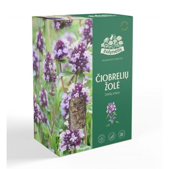 Čiobrelių žolė, žolelių arbata – Žolynėlis, 50 g
