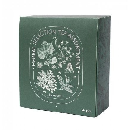 Vaistažolių arbatos rinkinys, 4 skoniai – Acorus, 40 pakelių
