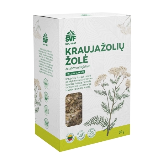 Kraujažolių žolė, žolelių arbata – Švenčionių vaistažolių fabrikas, 50 g