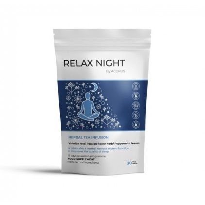 Relax night, arbata – Acorus, 30 pakelių