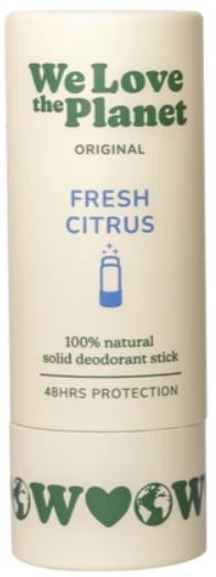 Pieštukinis dezodorantas FRESH CITRUS WLTP – We Love The Planet, 40g