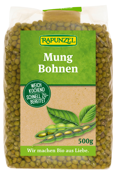 Spindulinės pupuolės mung – Rapunzel, 500 g