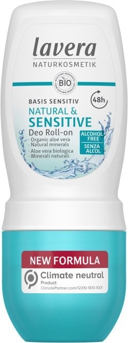 Rutulinis dezodorantas Basis Sensitive – Lavera, 50 ml