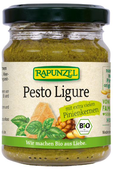 Ekologiškas pesto padažas „Pesto Ligure“ – Rapunzel, 130 ml