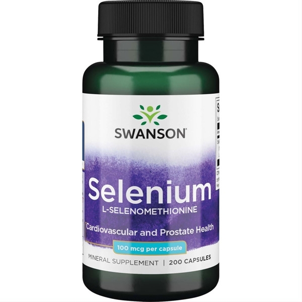 SELENAS, 100 mcg – SWANSON, 200 kapsulių