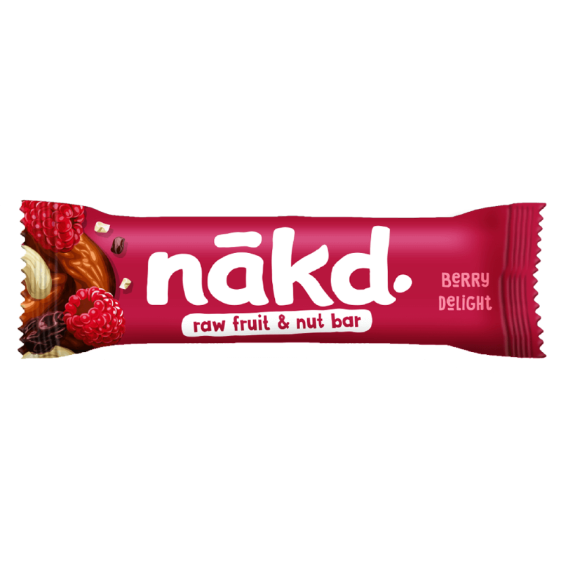 Vaisių ir riešutų batonėlis su avietėmis – NĀKD, 35g