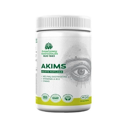 Akims – Švenčionių vaistažolių fabrikas, 60 kaps.