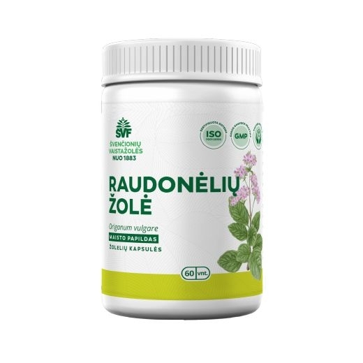 Raudonėlių žolė – Švenčionių vaistažolių fabrikas, 60 vnt.