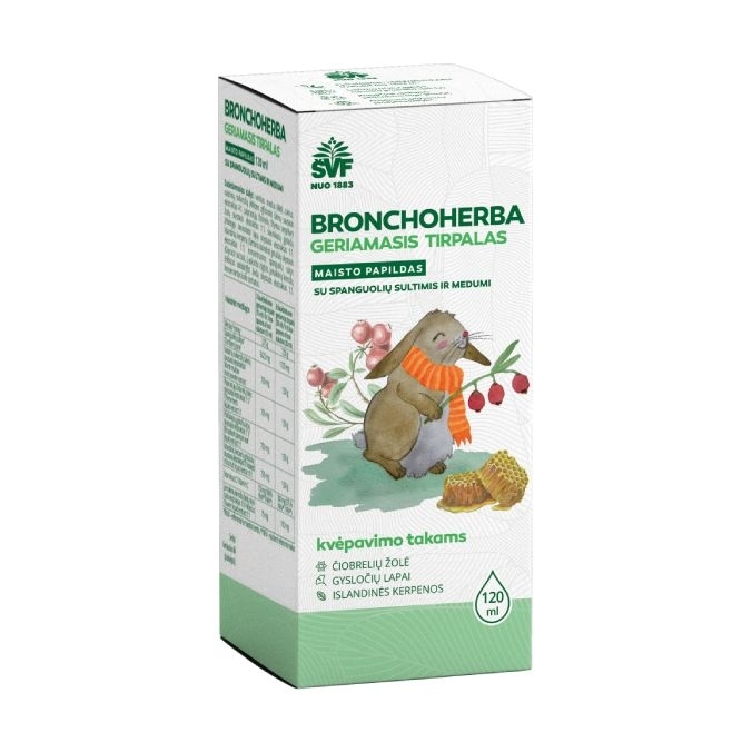 Bronchoherba geriamasis tirpalas - ŠVF, 120 ml