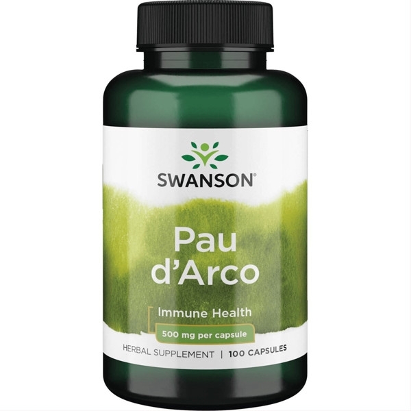 PAU D'ARCO, 500 mg – SWANSON, 100 kapsulių