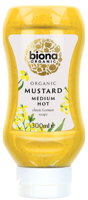 Garstyčios, vidutinio aštrumo, ekologiškos – Biona, 300 ml