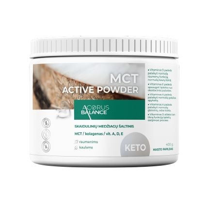 MCT Active powder, raumenims / kaulams – Acorus balance, 400 g