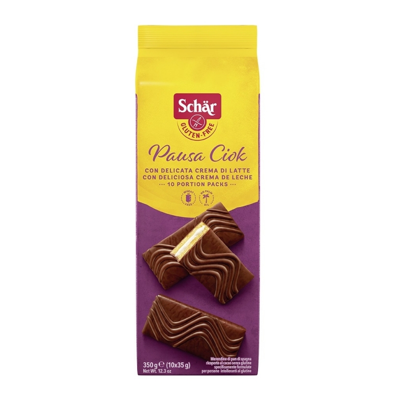 Biskvitai su šokoladu - Schar Pausa Ciok, 350 g