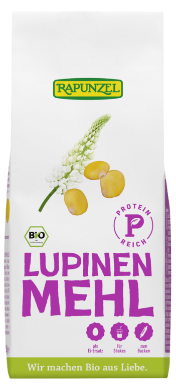 Ekologiški lubinų miltai – Rapunzel, 250 g