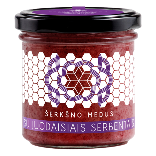 Medus ir juodieji serbentai – Šerkšno medus, 200 g