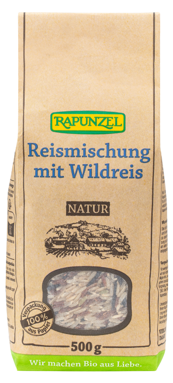 Ryžių mišinys su laukiniais ryžiais – Rapunzel, 500 g