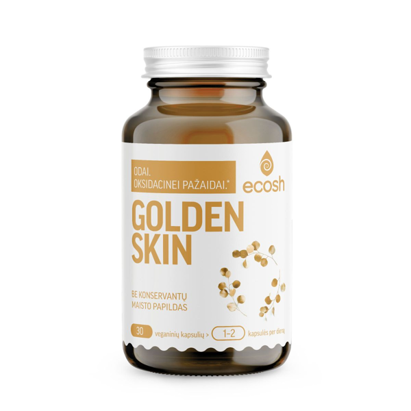 GOLDEN SKIN – ECOSH, 30 kapsulių