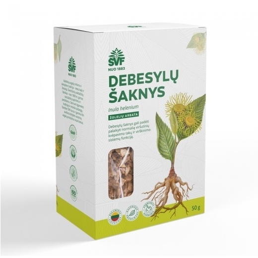 Debesylų šaknys, žolelių arbata – Švenčionių vaistažolių fabrikas, 50 g