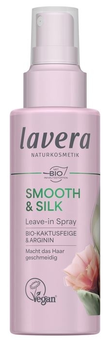 Nenuplaunamas purškiamas kondicionierius SMOOTH SILK – Lavera, 100ml