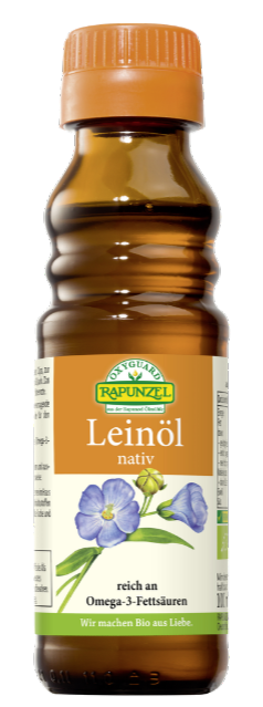 Ekologiškas linų sėmenų aliejus – Rapunzel, 100 ml