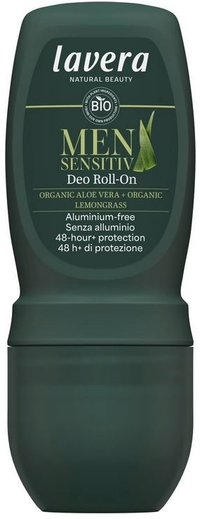 MEN SENSITIV Rutulinis dezodorantas 48h – Lavera, 50ml