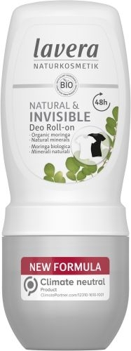 Rutulinis dezodorantas Invisible – Lavera, 50ml