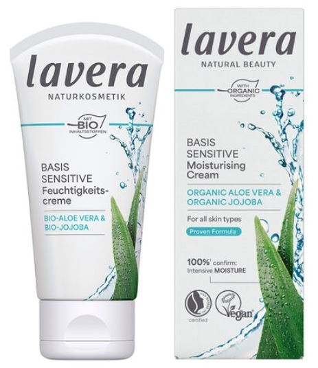 Drėkinamasis veido kremas Basis Sensitive – Lavera, 50ml