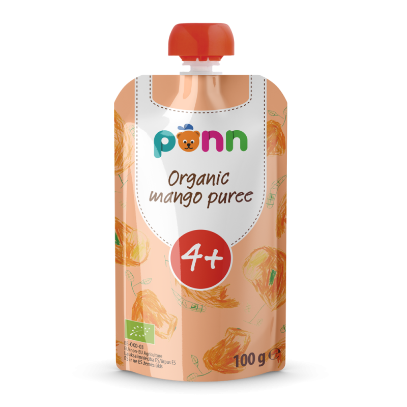 Ekologiška mangų tyrelė (4 mėn.) - PONN, 100g.