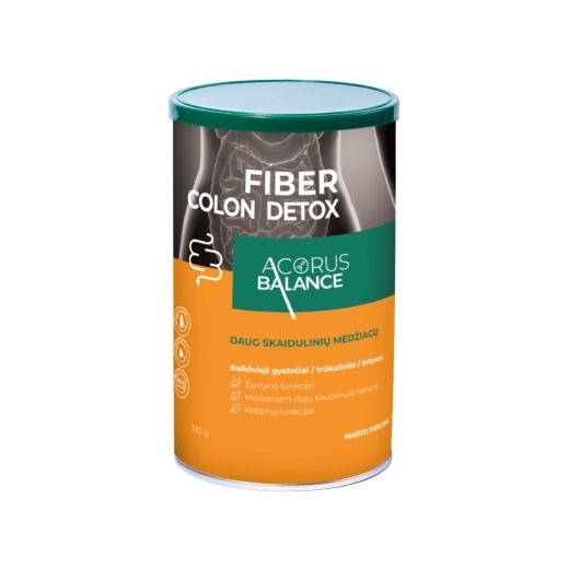 Skaidulos, Fiber Colon Detox - Acorus Balance, 180 g.