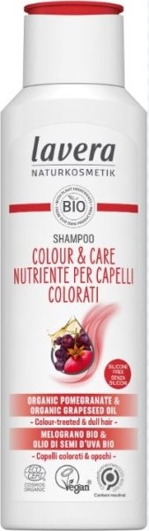 Šampūnas dažytiems plaukams COLOUR & CARE – Lavera, 250ml