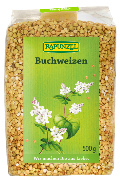 Ekologiškos nekepintos grikių kruopos – Rapunzel, 500 g