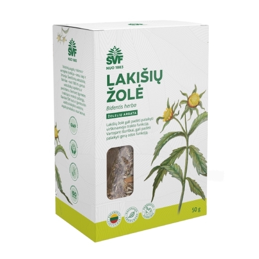 Lakišių žolė, žolelių arbata  – Švenčionių vaistažolių fabrikas, 50 g