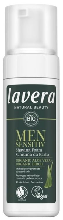 Men Sensitiv švelnios skutimosi putos – Lavera, 150 ml