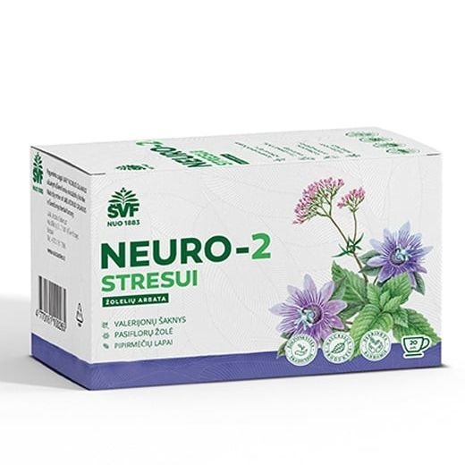 Arbata Neuro-2 stresui - ŠVF, 20 vnt. | Švenčionių vaistažolių