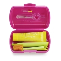 CURAPROX TRAVEL SET, kelioninis rinkinys, raudonas – Curaprox