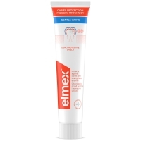 Balinanti dantų pasta nuo ėduonies CARIES PROTECTION GENTLE WHITE − ELMEX, 75ml